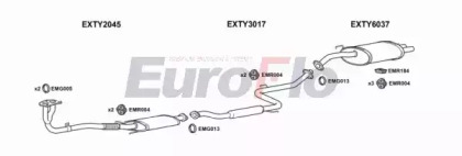 Система выпуска ОГ EuroFlo TYCEL20 5001